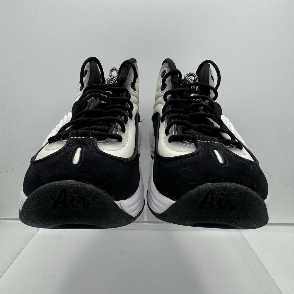 Brand New Nike Air Penny 2 Light Bone White Black  DZ2549-001 Men's Size 9.5